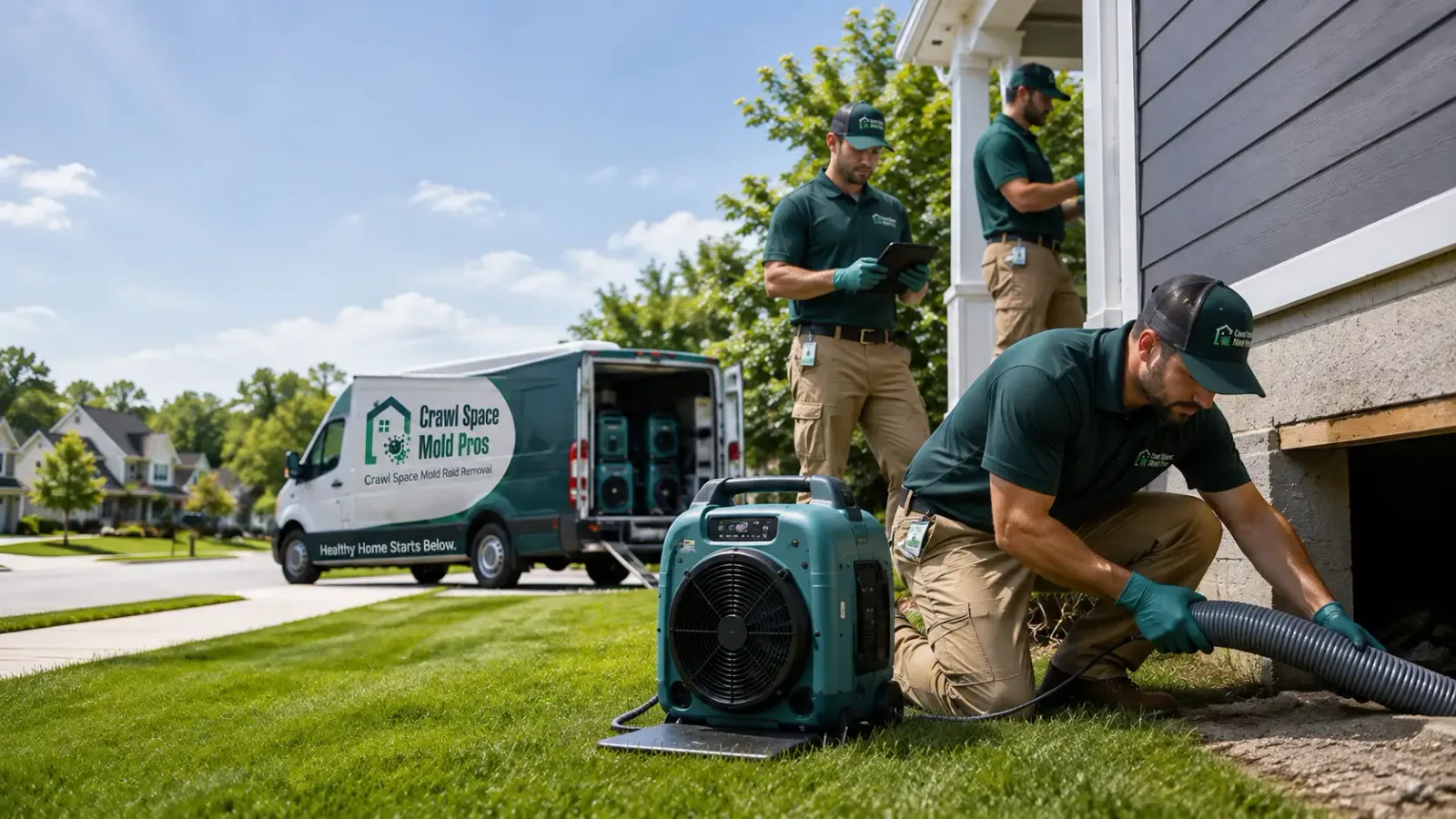 Crawl Space Mold Removal in Mahwah, NJ